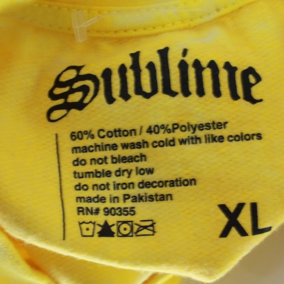 SUBLIME UNISEX TIE DYE CREWNECK SWEATSHIRT - Picture 7 of 7